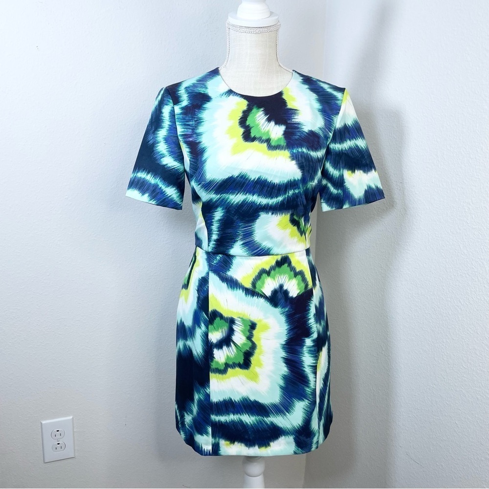 French Connection Annisa Whisper Print Mini Dress - Picture 12 of 14